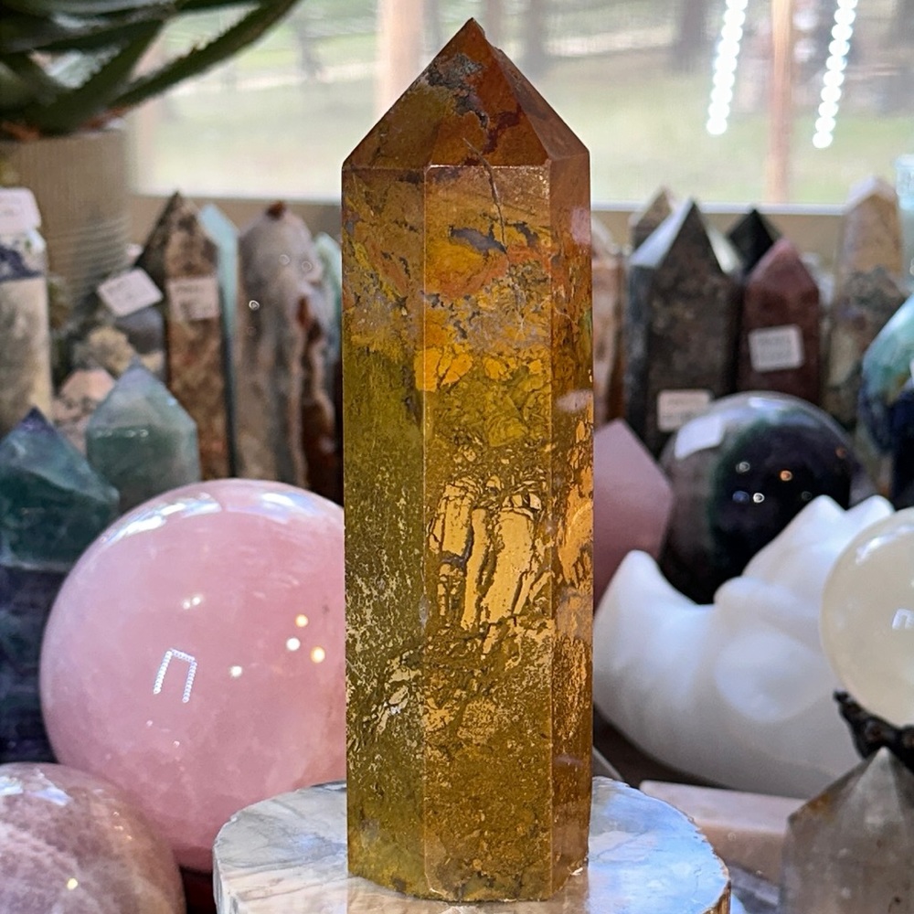 🌸SALE🌸 Petrified Wood Crystal Tower!